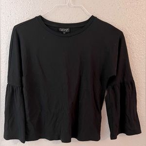 Topshop 3/4 flared-sleeve top